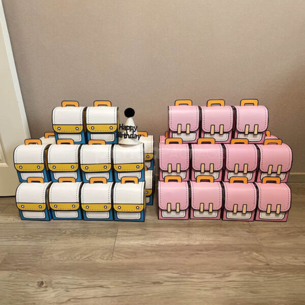 3D Cartoon Birthday Gift Boxes with Handle