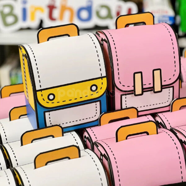 3D Cartoon Birthday Gift Boxes with Handle