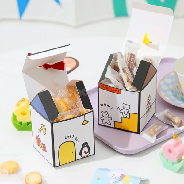 Birthday Cake House-Shaped Gift Box with Pop-Up Surprise