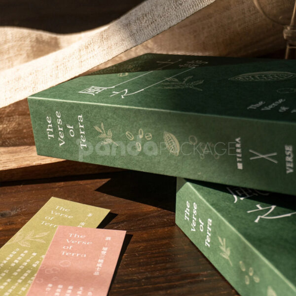 Elegant Matcha-Themed Chocolate Gift Box