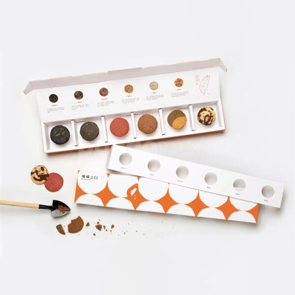 Modern Grid-Style Chocolate Gift Box with Artistic Lid Design