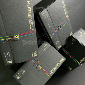 Modern Rainbow Foil Coffee Packaging Box