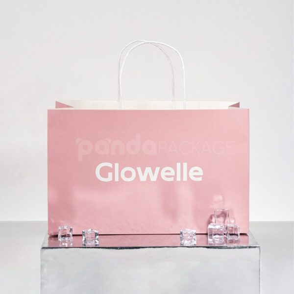 Premium Collagen Drink Box with Metallic & Soft Pink Finish