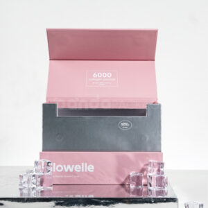 Drink Box with Metallic & Soft Pink Finish