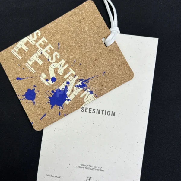 Eco-Friendly Cork & Paper Hang Tag Set