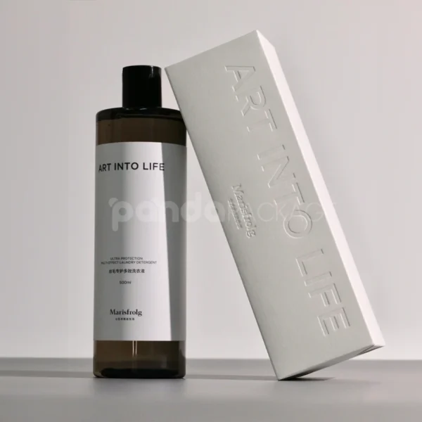 Embossed White Rigid Box for Luxury Skincare