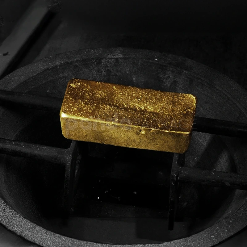 Gold Bar-Inspired Folding Box with Metallic Finish
