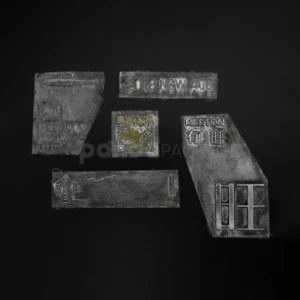 Gold Bar-Inspired Folding Box with Metallic Finish
