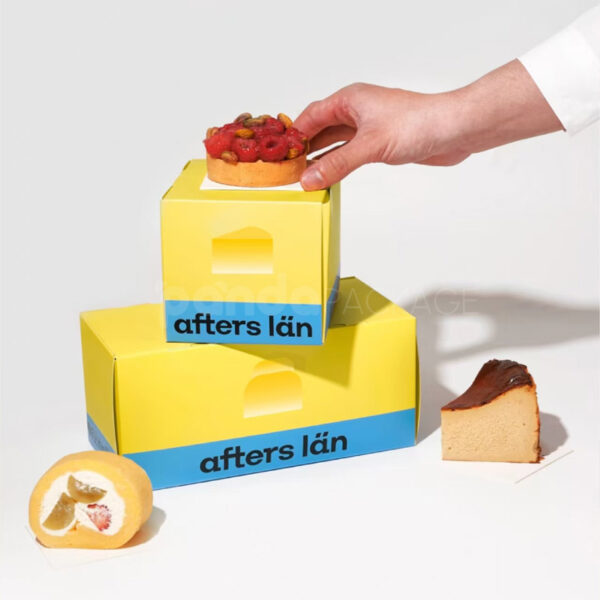 Playful Yellow & Blue Food Packaging Box Set