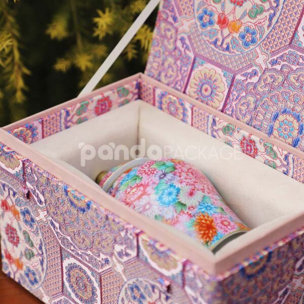 Bohemian Style Gift Box with Colorful Mandala Pattern