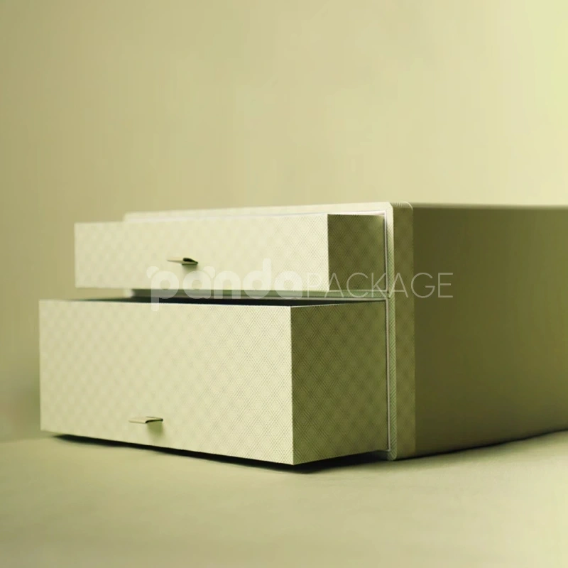 Premium Ceramic Teacup Gift Box with Double Drawer Design