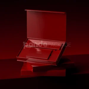 High-Gloss Red Rigid Magnetic Gift Box