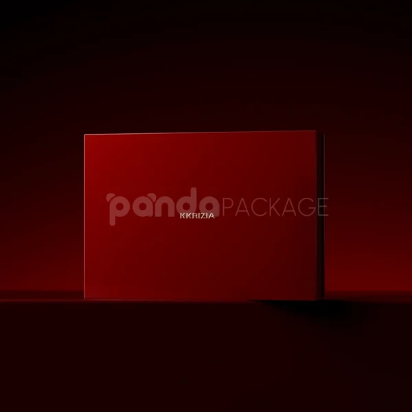 High-Gloss Red Rigid Magnetic Gift Box