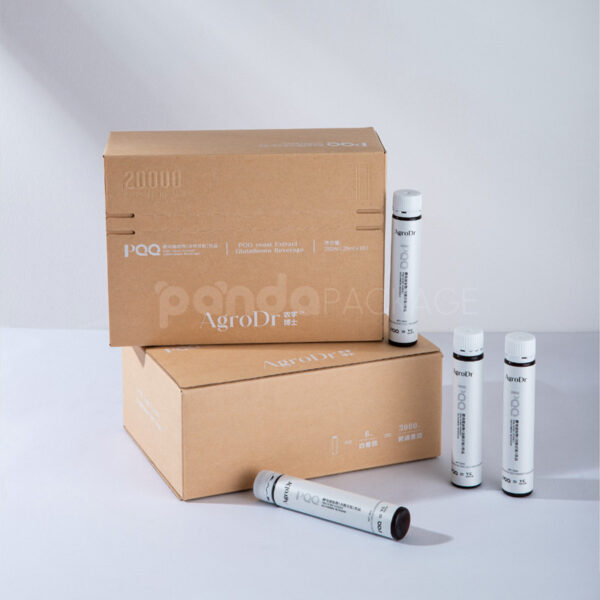 Minimalist Kraft Mailer & Tube Set for Wellness Brands