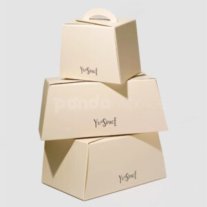 Minimalist Kraft Paper Box