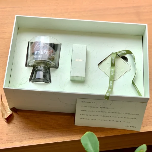Marble-Texture Luxury Gift Box with Custom Insert and Minimalist Branding