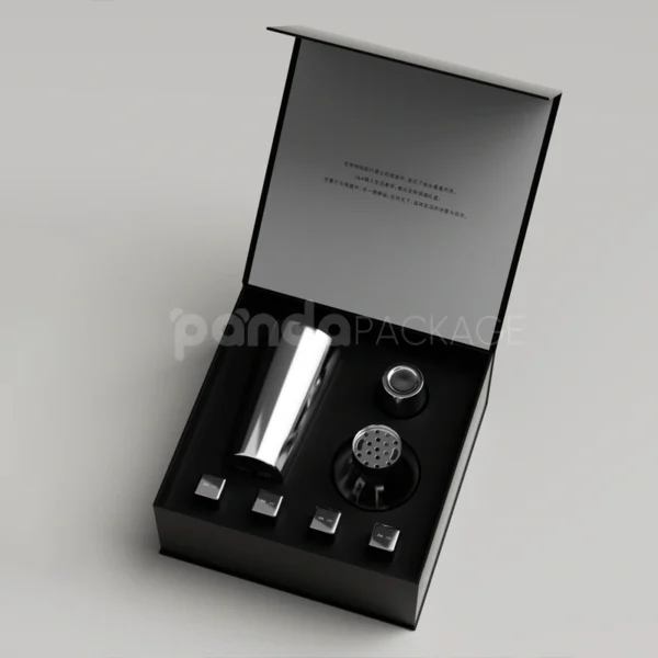 Matte Black Luxury Gift Box with Magnetic Closure