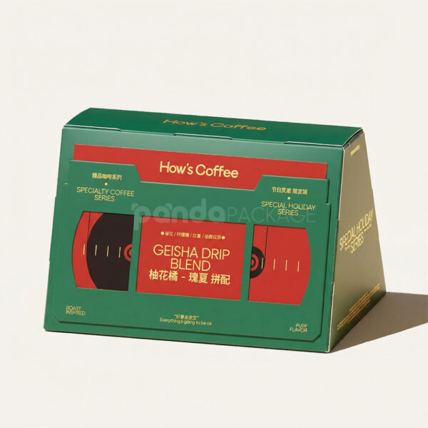 Colorful Folding Cardboard Packaging for Food Products