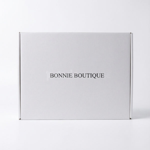 Minimalist White Mailer Box with Custom Branding
