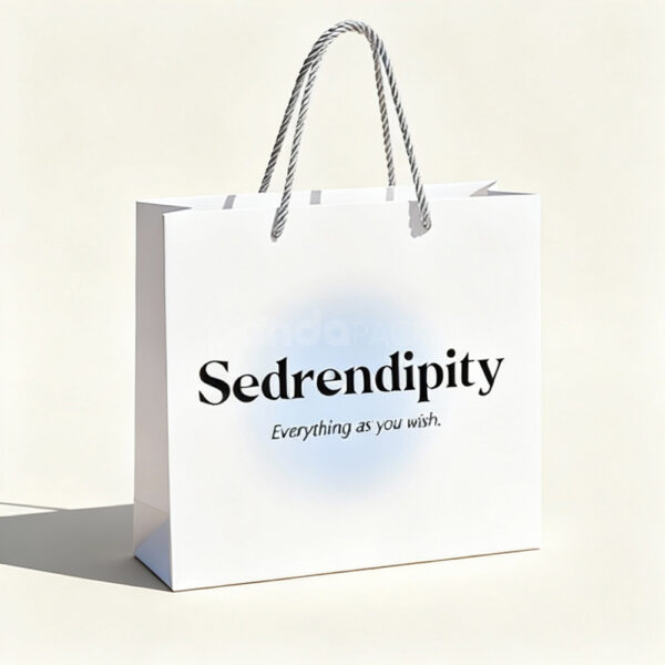 Gradient Serendipity Gift Bag with Satin Handles