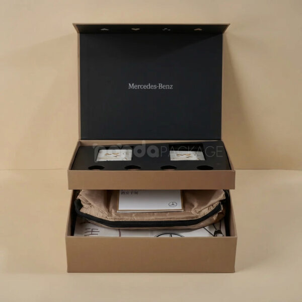 Luxury Corporate Gift Box with Custom Branding and Multi-Item Insert