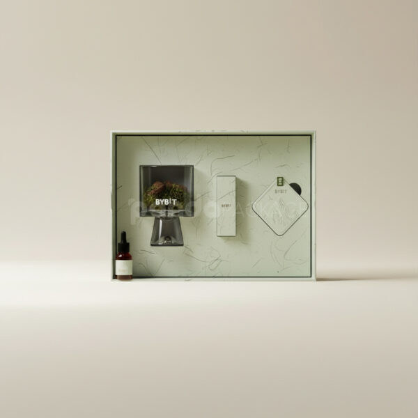 Marble-Texture Luxury Gift Box with Custom Insert and Minimalist Branding