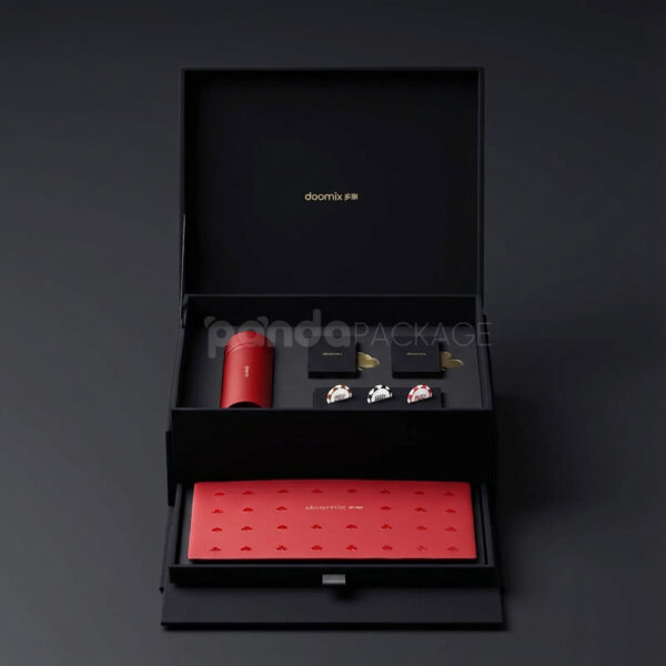 Premium Black & Red Magnetic Gift Box for Tech or Collectibles