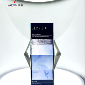 Luxury Geometric Skincare Box with Metallic Diamond Panels