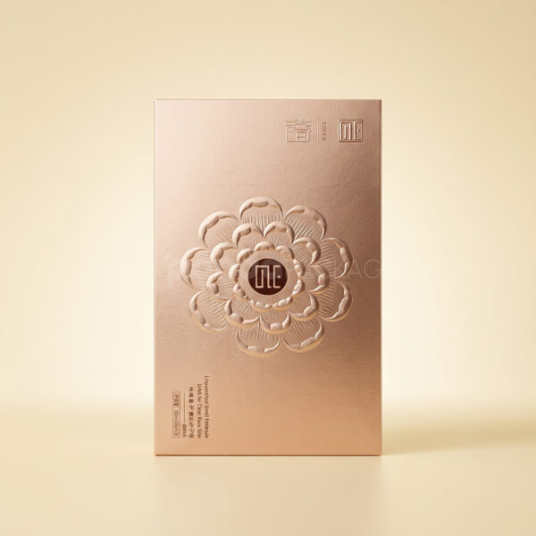 Rose Gold Magnetic Closure Luxury Rigid Box with Foam Inserts