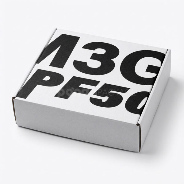 Streetwear Shoe & Apparel Packaging Box with Bold Graphic Design