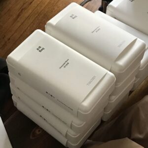 Minimalist White Plastic Case for Product Storage & Transportation