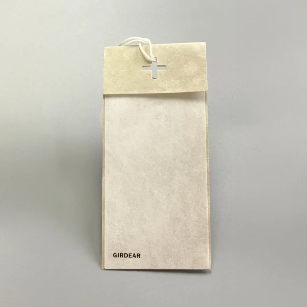 Minimalist Neutral-Tone Double-Layer Hang Tags