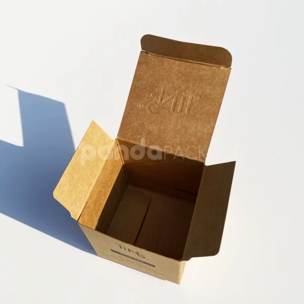 Kraft Paper Foldable Box with Embossed Logo