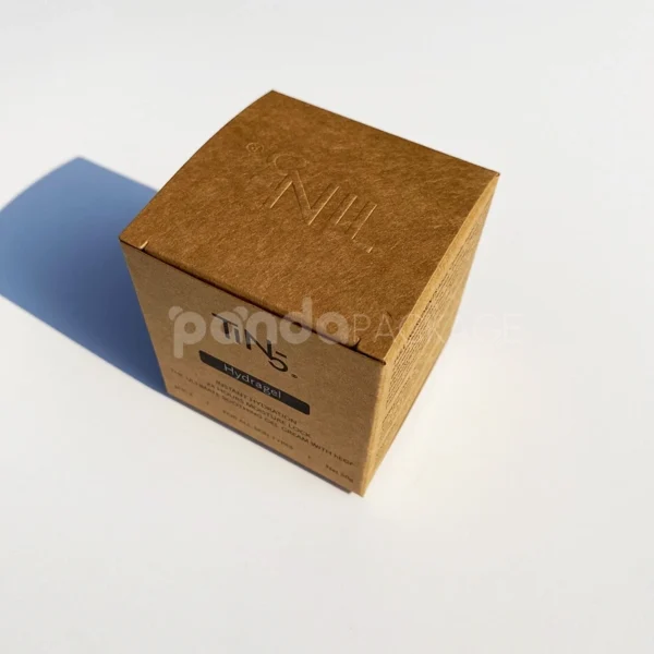 Kraft Paper Foldable Box with Embossed Logo