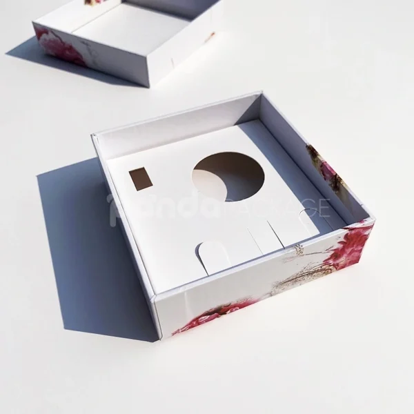 Floral Rigid Box with Insert – Elegant Gift Packaging Solution