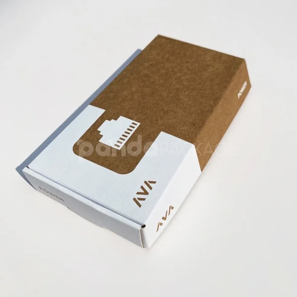 Kraft Paper Hanging Display Box with Sleeve