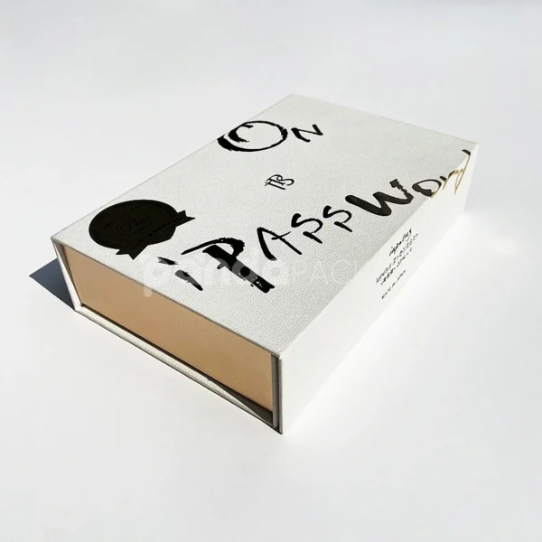 Luxury Magnetic Book-Style Box with Foil Stamping