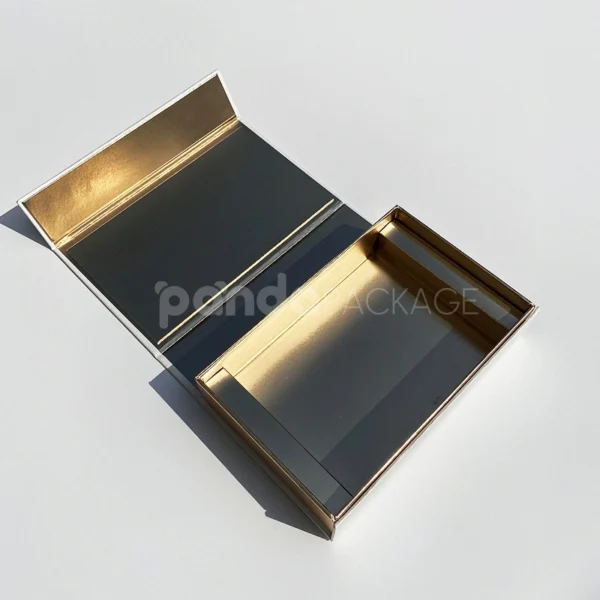 Luxury Magnetic Book-Style Box with Foil Stamping