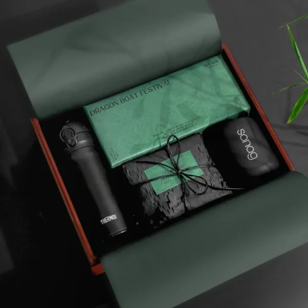 Custom Pull-Strip Gift Box in Bold Green