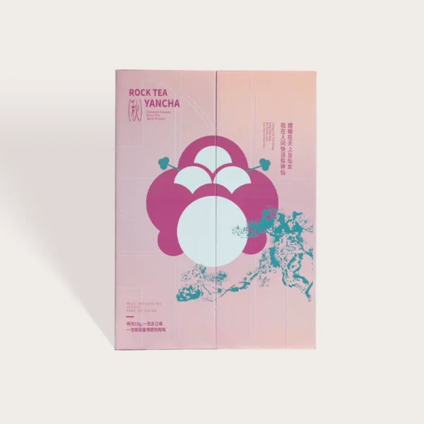 Cute Pink Slide Drawer Box with Cartoon Illustration for Beauty or Gift Packaging