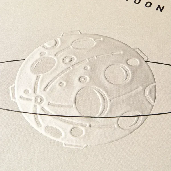 Modern Lunar-Themed Gift Box with Celestial Design
