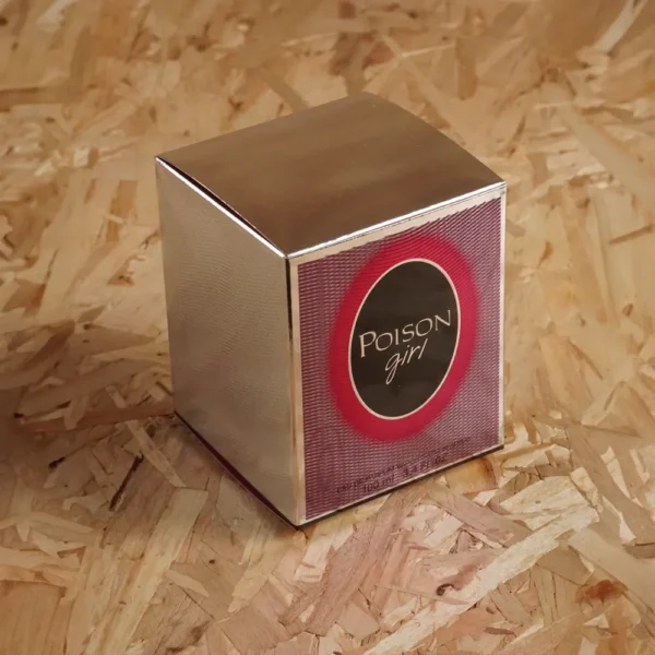 Square Tin Box with Glossy Embossed Label