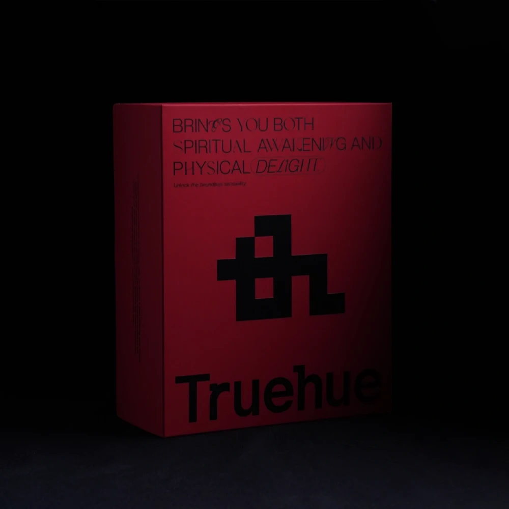 dark red rigid lid and base gift box with black printed logo