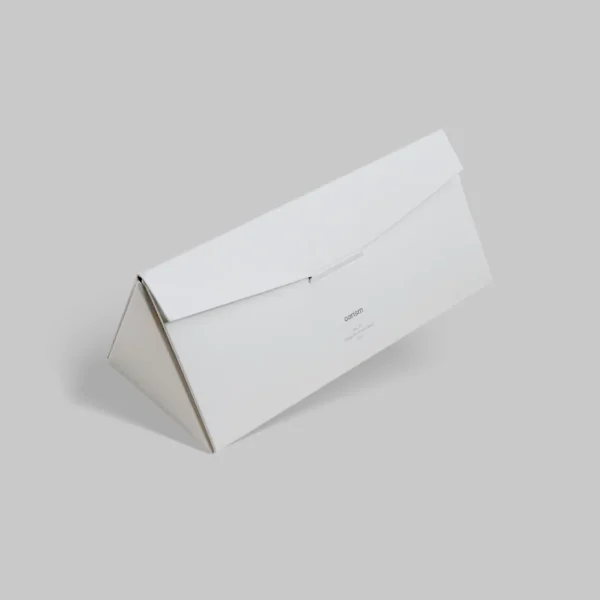 White Magnetic Box with Silver Foil Interior
