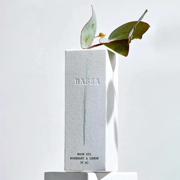 Minimalist Textured White Folding Box for Natural Skincare Products