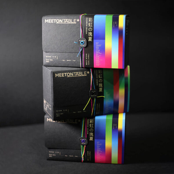 Iridescent Tech-Inspired Box with Holographic Sleeve for Trendy Products