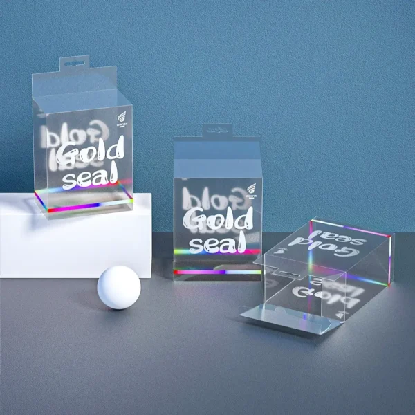 Holographic Clear Hanging Display Packaging Box