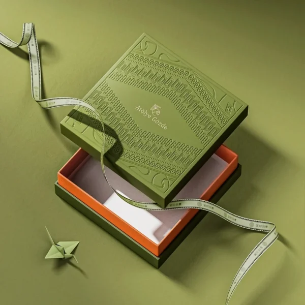 Luxury Green Lid and Base Gift Packaging Box