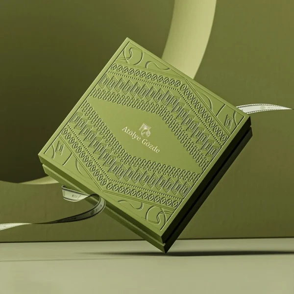Luxury Green Lid and Base Gift Packaging Box