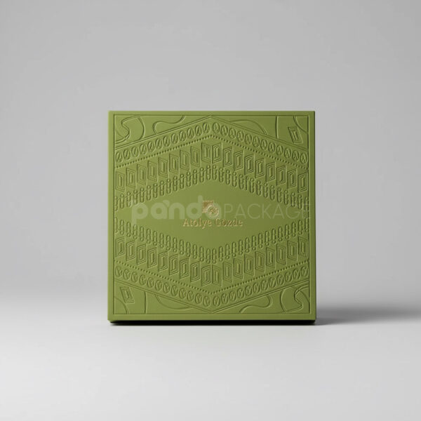 Luxury Green Lid and Base Gift Packaging Box